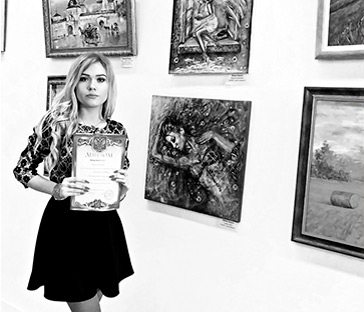 Наша землячка Юлия Амаги представила свои картины в Центральном Доме Художника Газета «Житьё Бытьё», 2015  